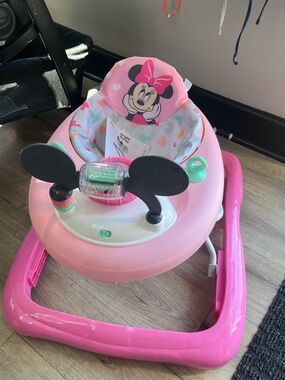 Disney Minnie Mouse Baby Walker Pink Activity Center Bright Starts